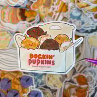 Image 2 of Sweet Breakfast Pup Stickers