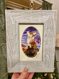 Image 1 of Mini framed oval print 12x8cm