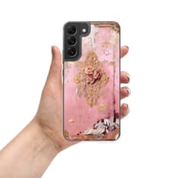 Image 15 of Pastel Pink Tattered Texture Rose Gold Goth Lolita Kawaii Inspired Clear Case for Samsung®