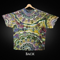 Image 2 of Ice Dyed (2XL) Mandala Adult Unisex T-shirt