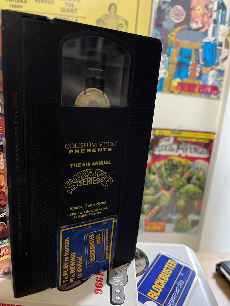 wwf survivor series 93 vhs (rare)  Image 2