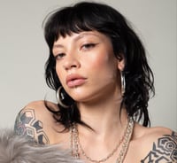 Image 3 of Big Silver Hoops