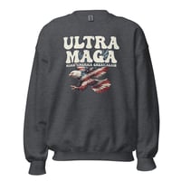Image 7 of Ultra MAGA Make America Great Again Distressed Unisex Sweatshirt from PatriotsCo.com