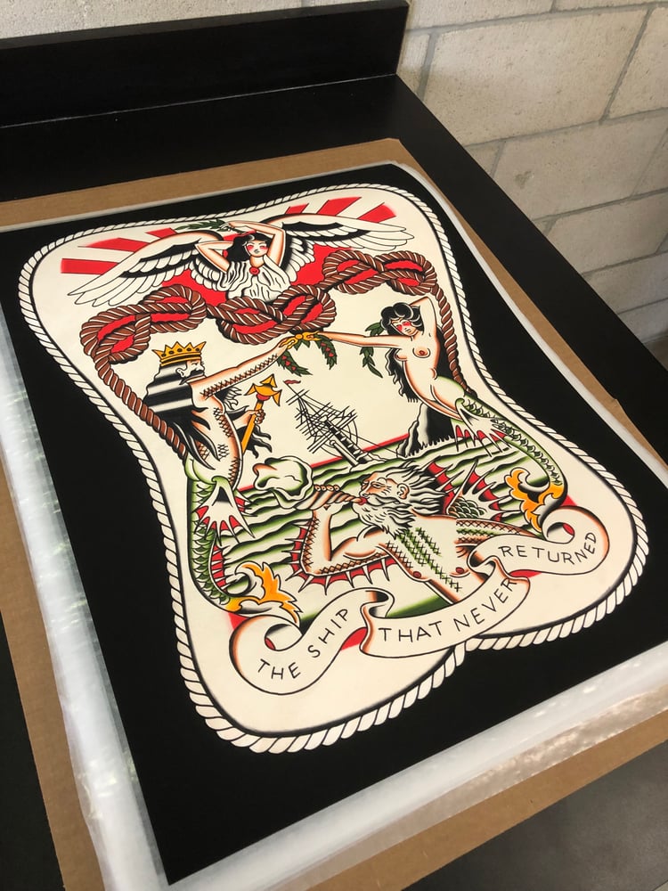 Image of “The ship the never returned” print