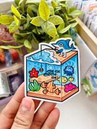 Image 2 of Diecut Sticker - Aquarium PC