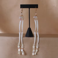 White “Jellyfish” Dangles