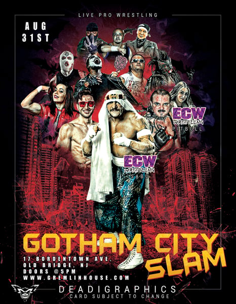 Image of GOTHAM CITY SLAM TICKET ( 1 )