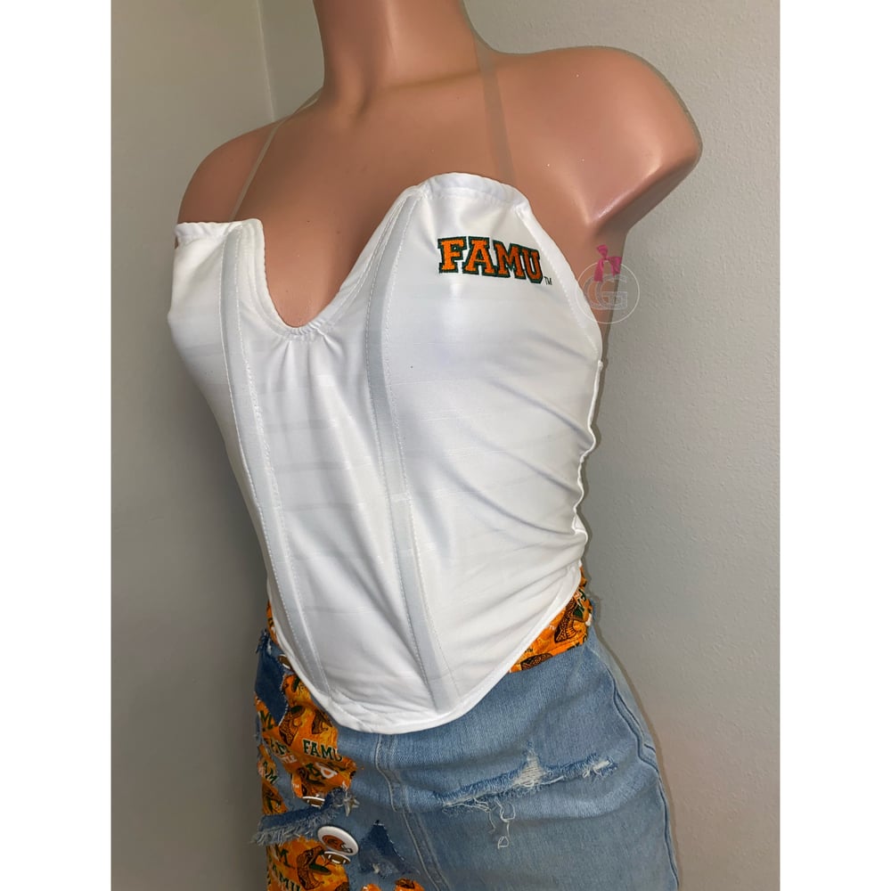 Image of Famu corset (White)