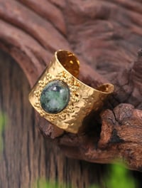 Image 3 of MAYA Boho Chic Natural Stone Ring 