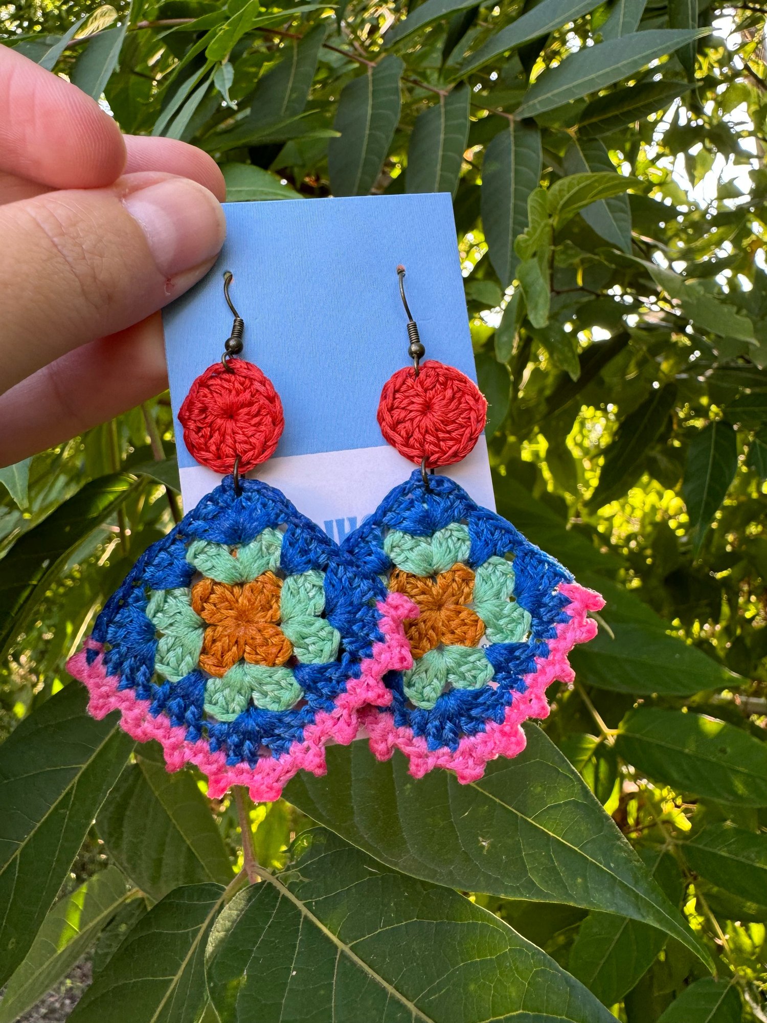 Image of Granny Square Earrings 