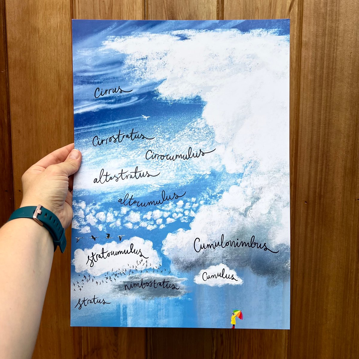 Image of Mini Cloud Poster - A3