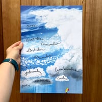 Mini Cloud Poster - A3