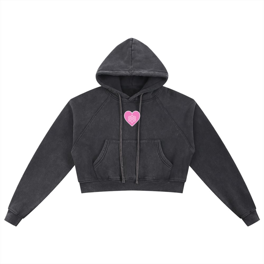 Image of “ETERNAL HEARTS” Cropped Hoodie (Women’s)