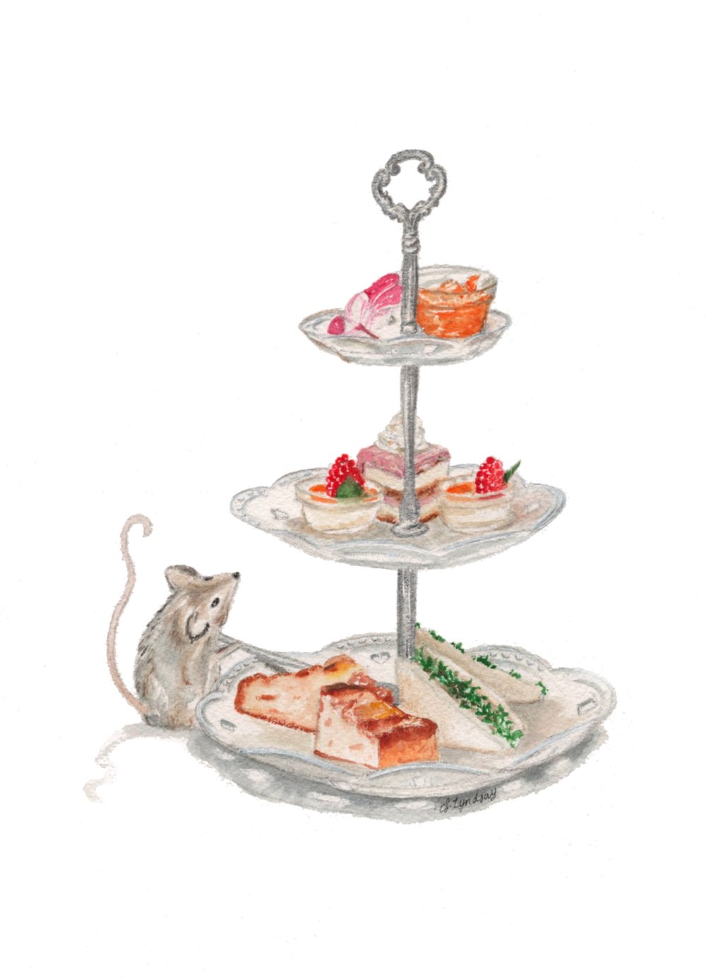 Image of Afternoon Tea Mouse Prints