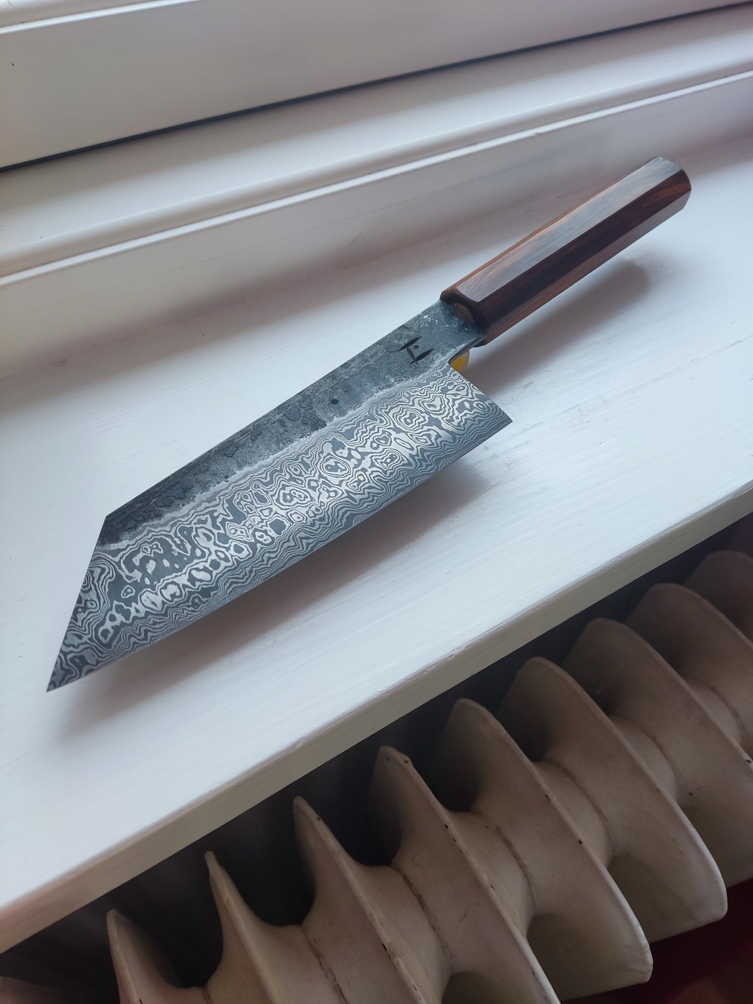 Image of Damascus bunka 140mm