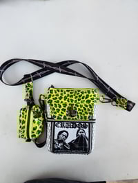 Image 4 of Punk rock leopard print phone sling bag | Disorder | Los Crudos | Operation Ivy