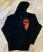 Image of Krampus Zip Up Hoodie