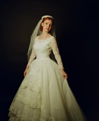 Image 1 of 1950s Ballgown & Cape Set