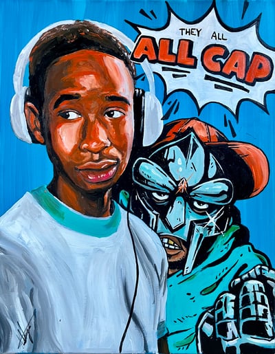 Image of “They ALL CAP” Poster Print