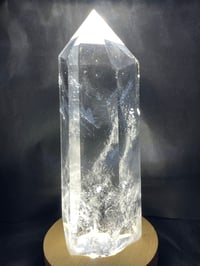 Image 13 of Blue Needle Quartz Generator With Rainbows #1774