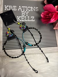 Image 1 of Midnight Whisper Medium Hoops