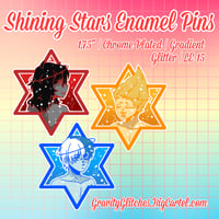 [PRE-ORDER] Shining Stars Aizawa, Mic, and Todoroki Enamel Pins