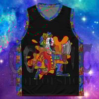 Image 1 of Orange Faygo Clown basketball jersey