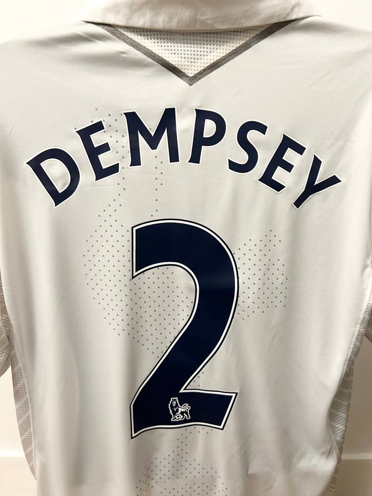 Image of Tottenham Hotspur “DEMPSEY 2” 2012/13 Home Shirt + PL patches (XL)