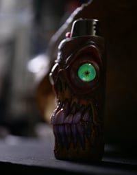 Image 23 of Monstrous Glow Bic Lighter Sleeve OOAK