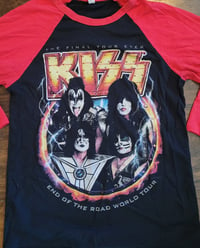 Kiss end of the road tour tshirt band tee