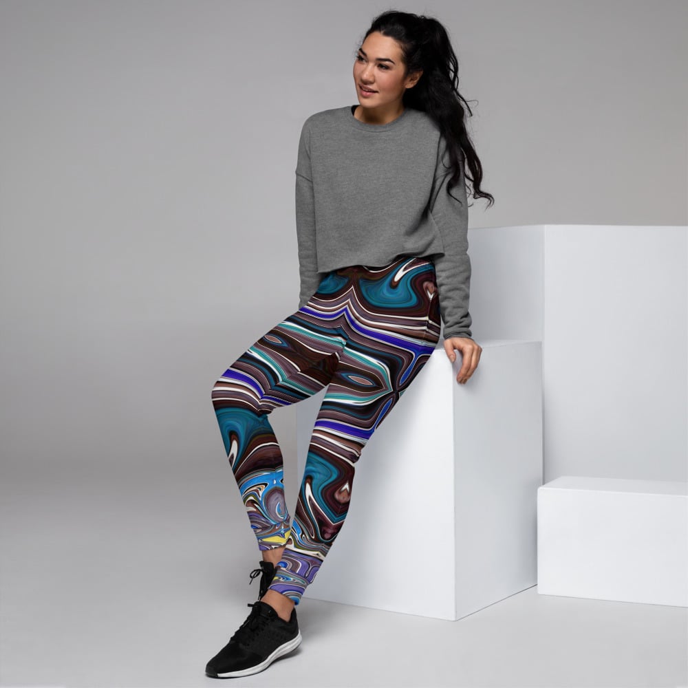 Image of Limited Edition - Art-Space Rainbow Penguins Women's Joggers