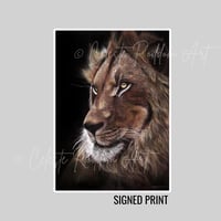 Image 1 of Majesty In The Shadows Signed Print