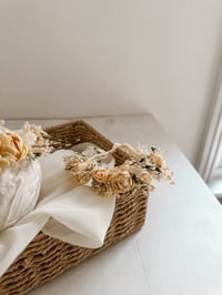 Image 8 of yellow peony & wildflowers halo