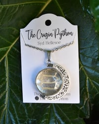 Image 2 of Double Sided Moon Snake Pendant