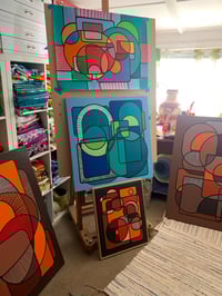 Image 5 of ‘Eternal Optimism’ acrylic painting on thick 300gsm Arches cotton rag paper