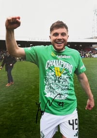 Signed James Forrest Celtic FC 12x8 / A4 .