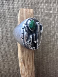 Image 2 of Cactus Moon Ring size 9.5 