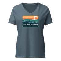 Image 1 of Land of the Sky Women’s Relaxed V-neck T-shirt