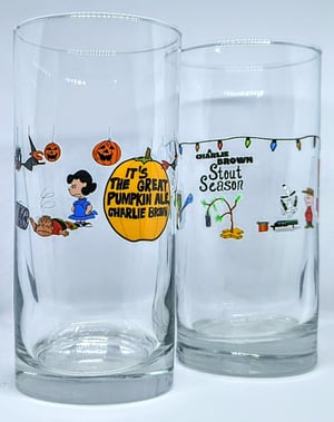 Charlie Brown Beer Glasses 
