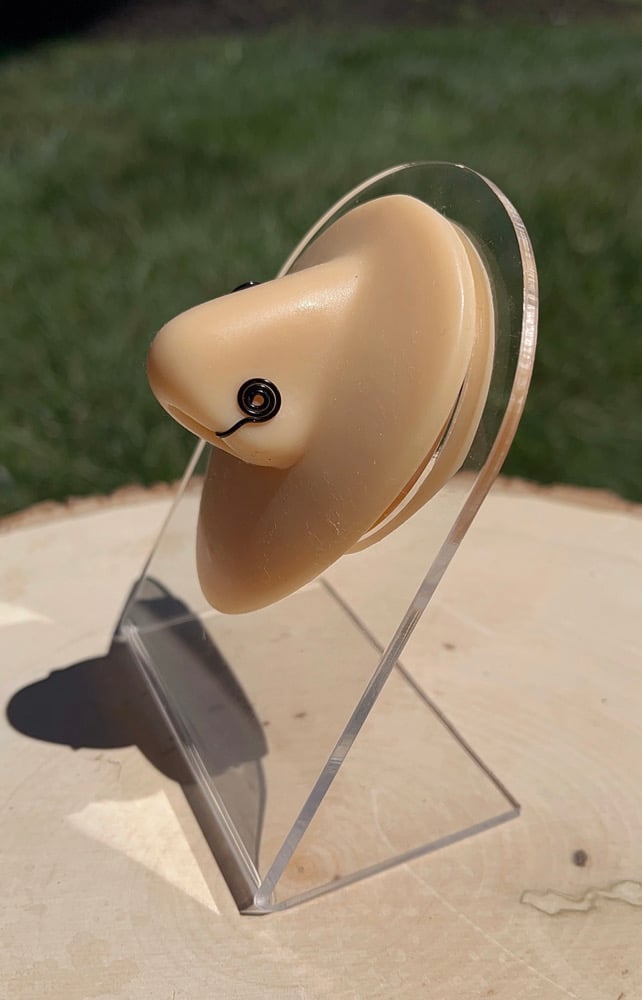 Image of Black wire nose cuffs 