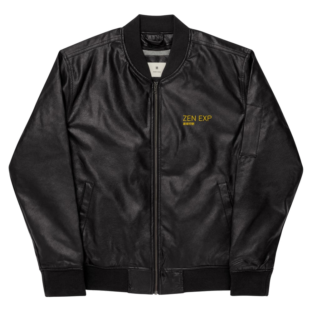 ZEN EXP - Yen Leather Bomber Jacket