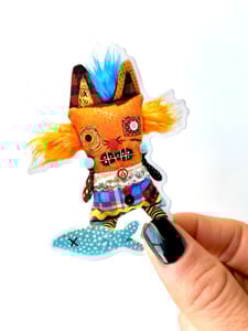 Image of Tansy Cat 3” Vinyl Sticker Gloss