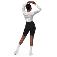 Image 4 of beYOUtiful Melt Recycled Long-Sleeve Crop Top