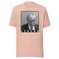 Image 5 of Trump Legend Mugshot Unisex t-shirt from PatriotsCo.com