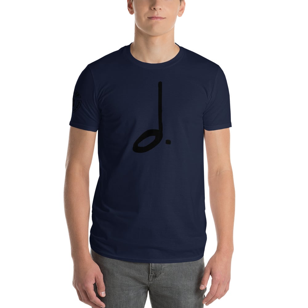 Image of Short-Sleeve T-Shirt (Dotted Half Note) Design