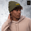 LTC RIBBED KNITTED BEANIE (YWL/WHT BUS)