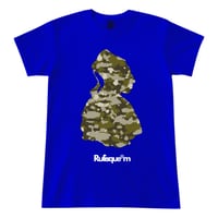 Image 1 of T-shirt Lat Dior camo resistance  – Bleu (Précommande)