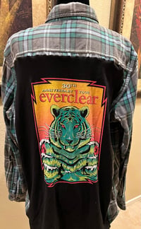 Gray/Green/White Flannel Shirt Everclear