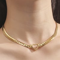 Image 5 of Heart choker necklace