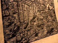 Image 4 of Hellbound on Horseback (Woodcut)